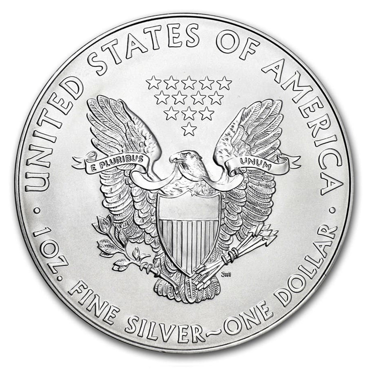 2012 United States $1 American Eagle 1oz. .999 Silver (No Tax) Lightly Toned