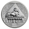 Egyptian God Series: Khnum 2oz Silver Round (No Tax) Light Toning/Scr Capsule