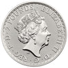2020 Great Britain £2 Britannia 1oz. .999 Fine Silver (No Tax) Lightly toned/hairline Scr