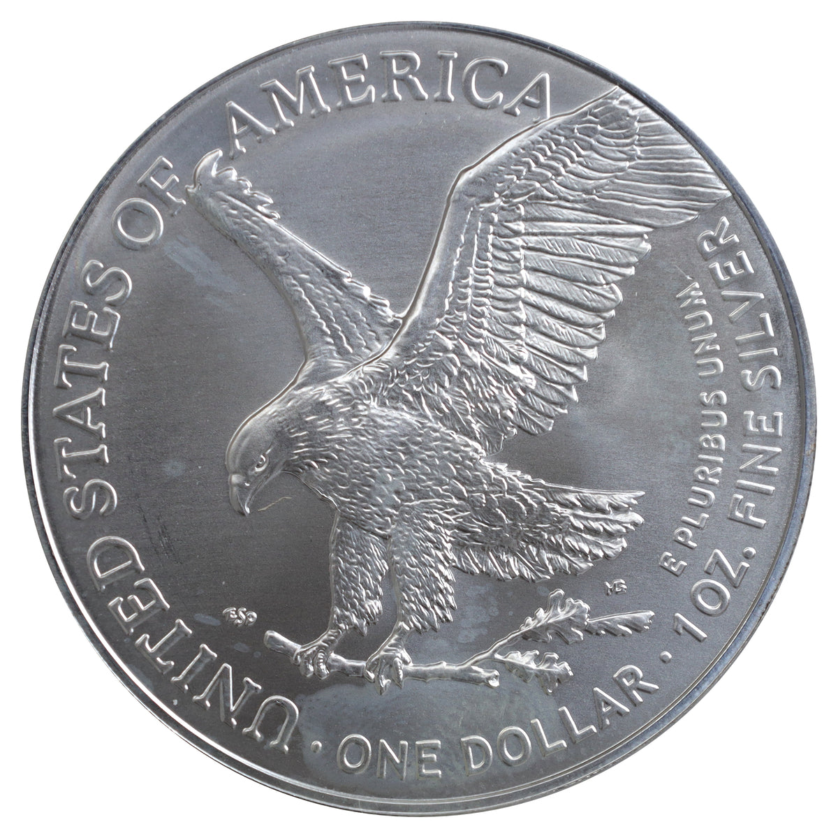 2026 $1 American Eagle 1oz Silver (No Tax) White Toning - SAVE $10 PER OUNCE