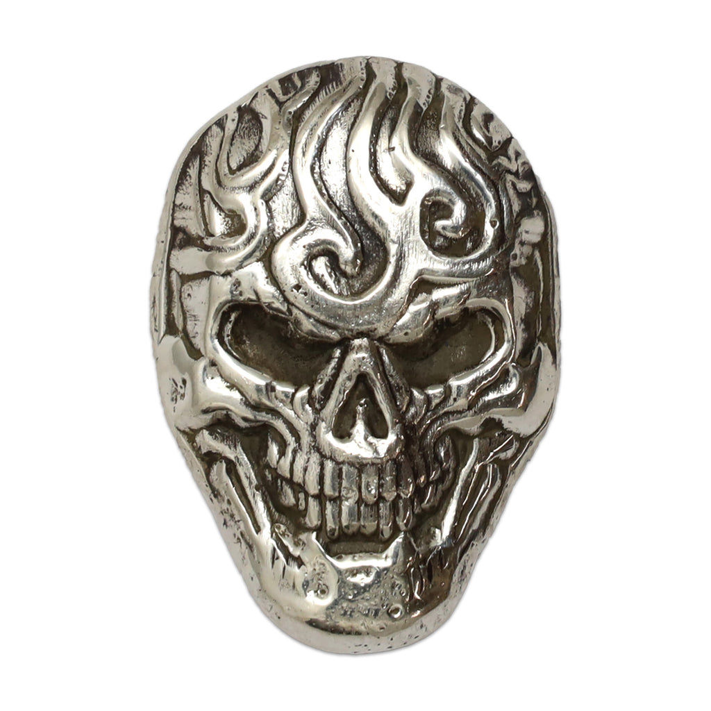 RSSC 1/2oz Ornate Skull .999 Fine Silver Bar (No Tax)