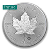 2019 Canada $5 Incuse Silver Maple Leaf 1oz .9999 Silver (No Tax)