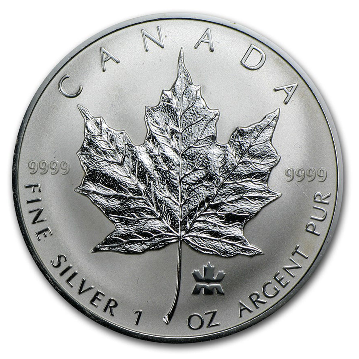 2004 Canada $5 RCM Privy SML 1oz .9999 Silver (No Tax) Coin ONLY - Cap Scr