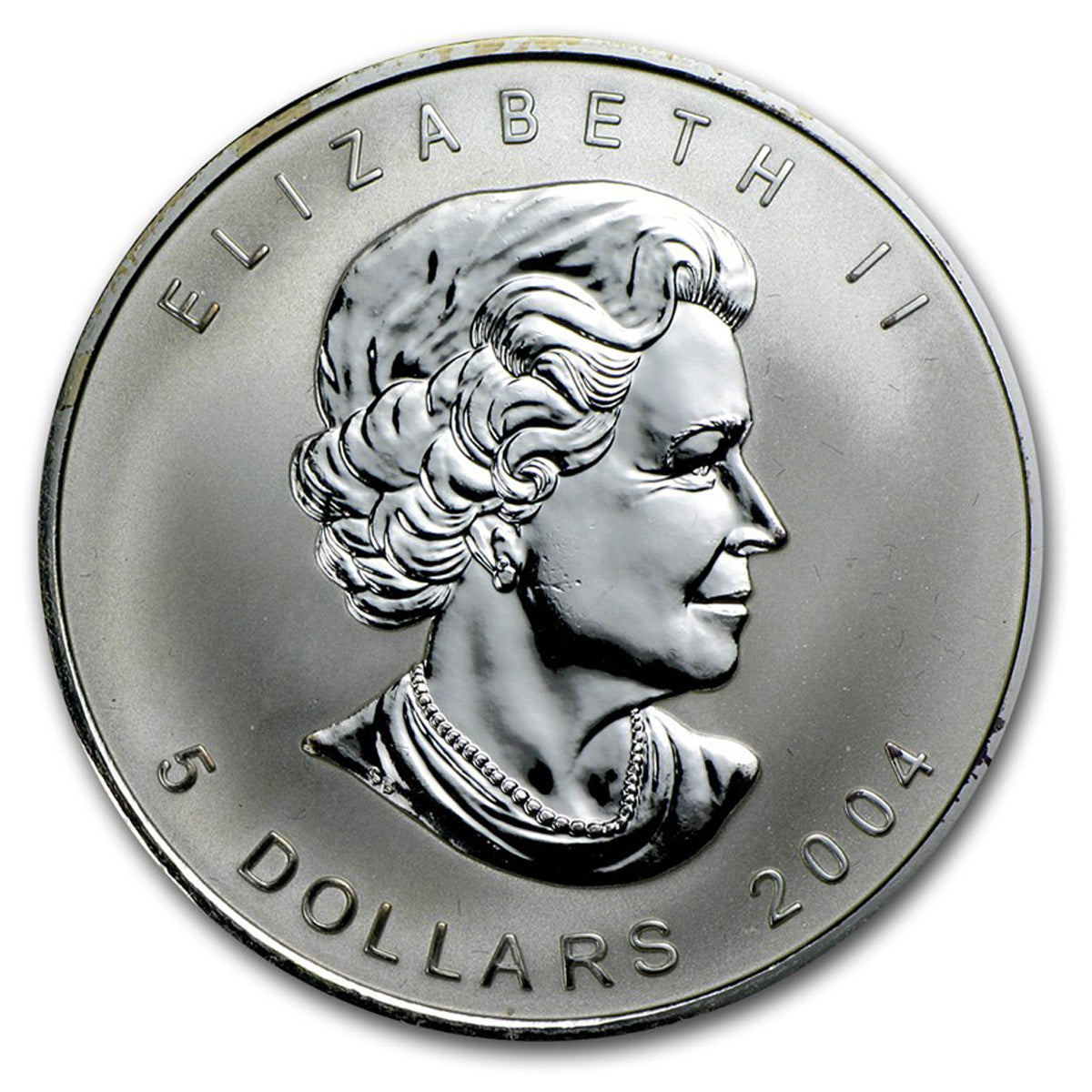 2004 Canada $5 RCM Privy SML 1oz .9999 Silver (No Tax) Coin ONLY - Cap Scr