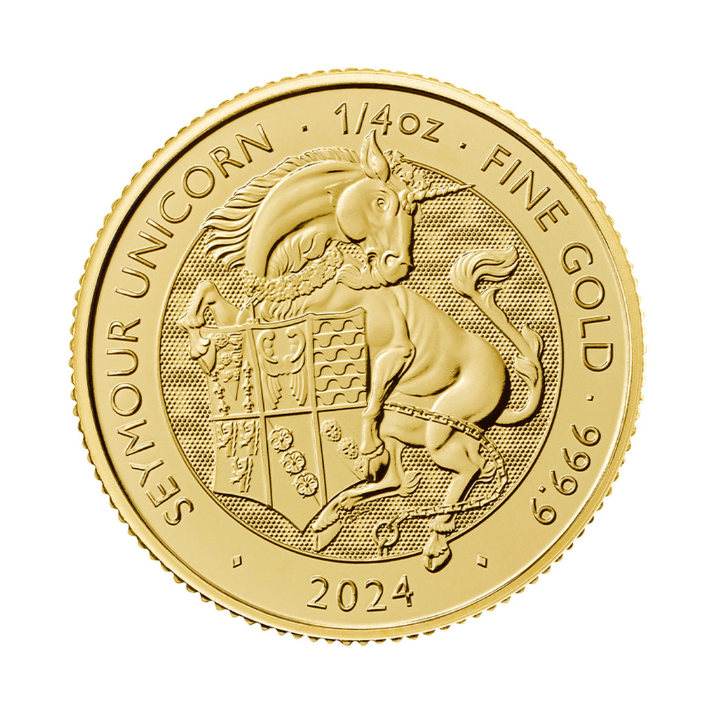 2024 GB Tudor Beast: Seymour Unicorn 1/4oz .9999 Gold (TAX Exempt)