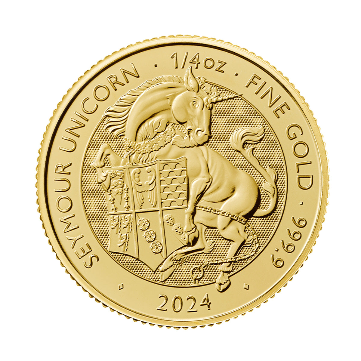 2024 GB Tudor Beast: Seymour Unicorn 1/4oz .9999 Gold (TAX Exempt)