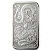 2020 Australia $1 Dragon Bar 1oz .9999 Silver (No Tax) Mild Rubbing