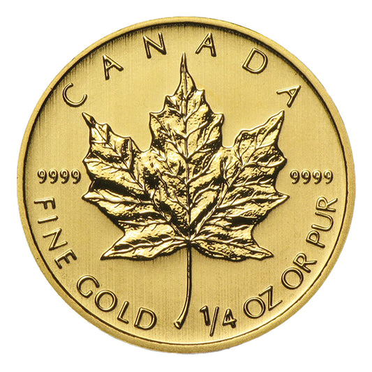 2014 Canada $10 1/4oz .9999 Fine Gold Maple Leaf (No Tax)