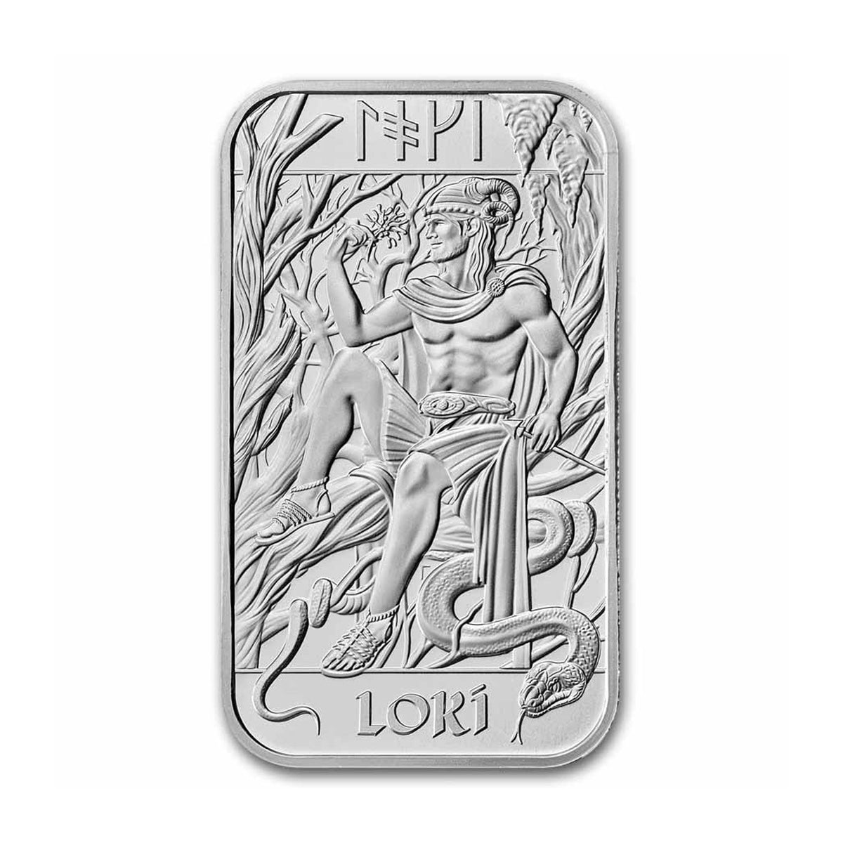 Norse Gods: Loki 1oz .9999 Silver Bar in Card (No Tax)