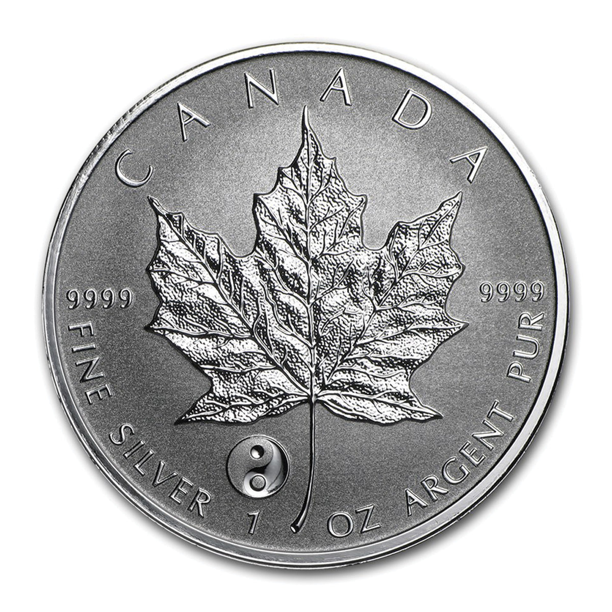 2016 Canada $5 Yin Yang Privy SML Reverse Proof (No Tax) Tone Spot/Hairline Scr