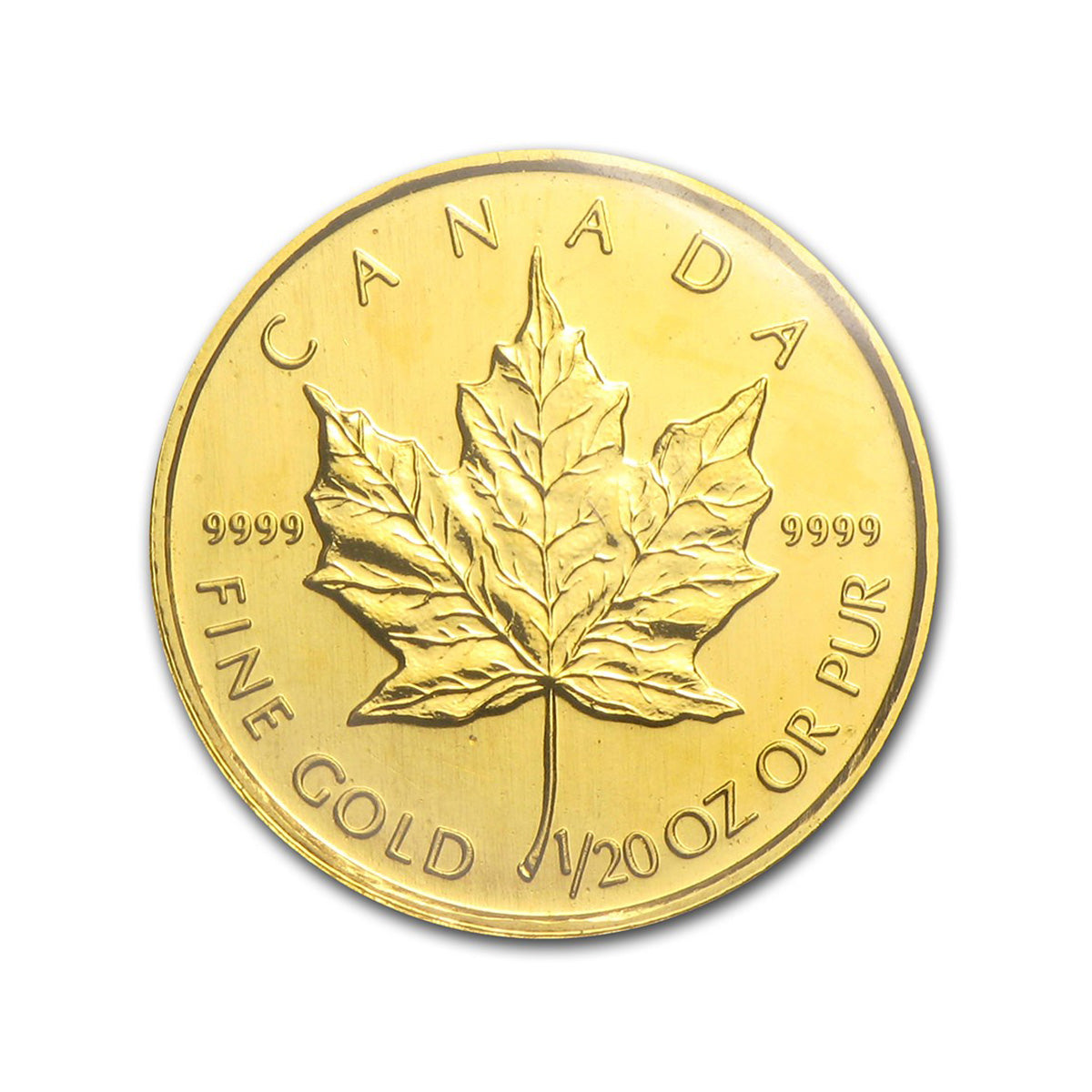 2001 Canada 1/20oz $1 .9999 Gold Maple Leaf SEALED (No Tax) May have Scr