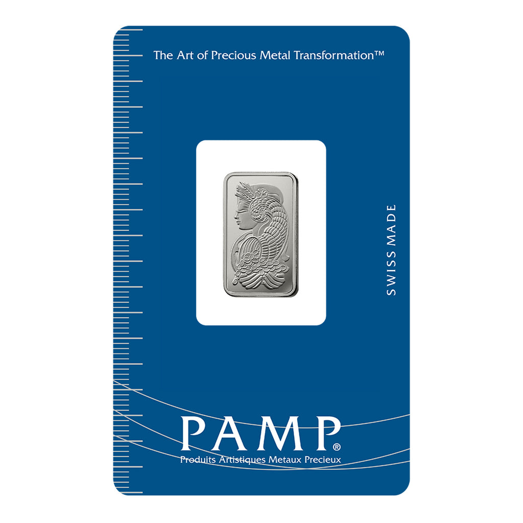 PAMP 5 gram .9995 Platinum Bar (No Tax) Scratches/Scuffs on Card
