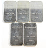 Lot of 5x Scotiabank 1oz .999 Fine Silver Bars, 5Pcs (No Tax) Impaired