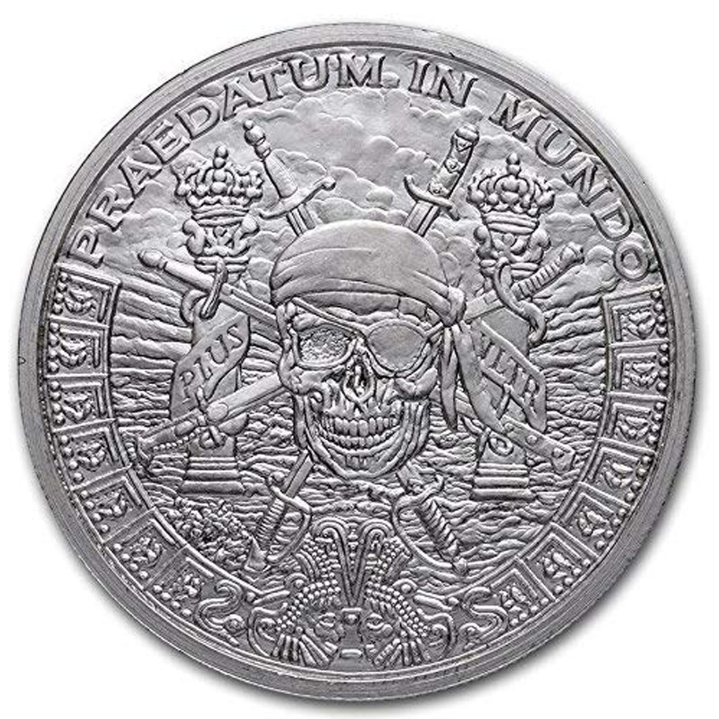 Silver Shield Pieces of Eight 1oz. .999 Silver Round (No Tax) - Light Scuffs