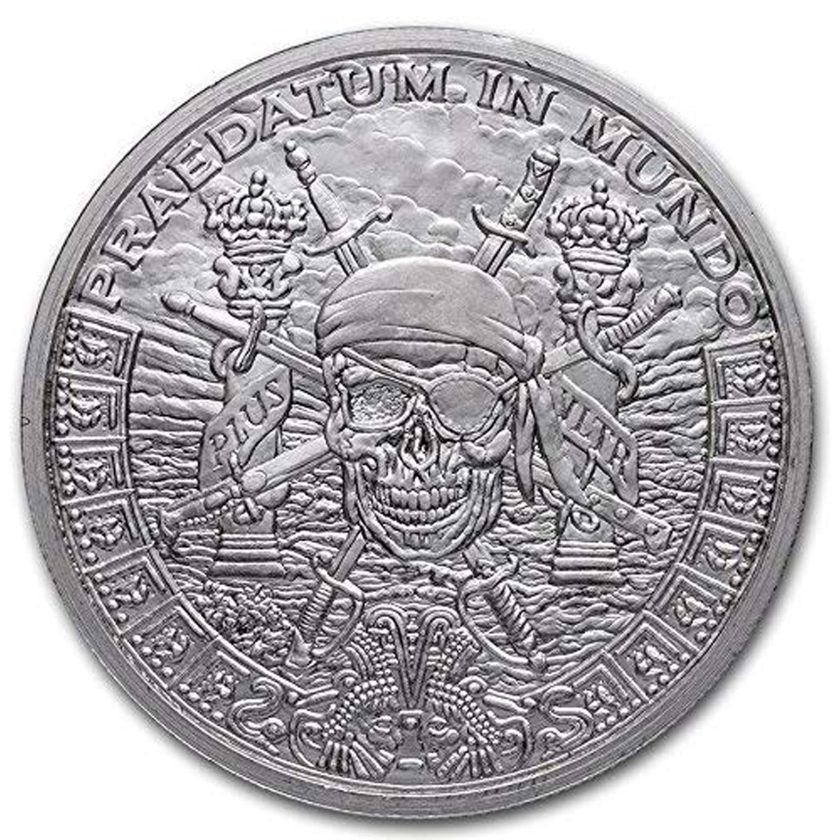 Silver Shield Pieces of Eight 1oz. .999 Silver Round (No Tax) - Light Scuffs