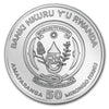 2016 Rwanda 50 RWF African Meerkat 1oz .999 Silver BU (TAX Exempt)