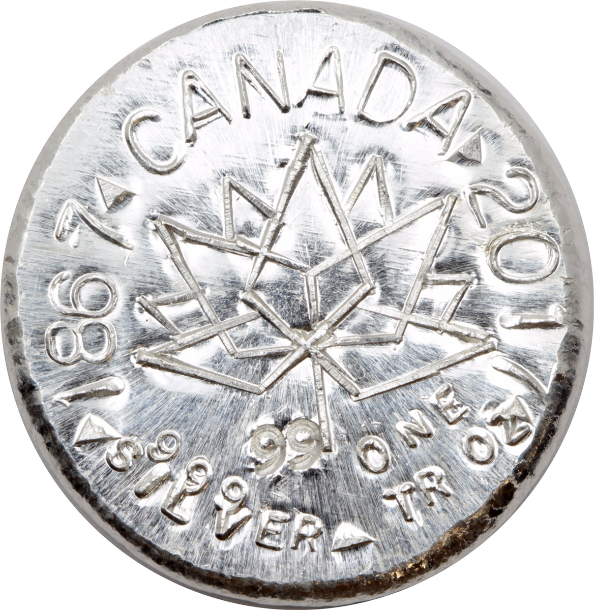 2017 Beaver Bullion Canada's 150th 1oz .999 Fine Silver Round (No Tax) May have Toning