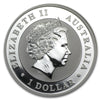2012 Australia $1 Kookaburra 1oz .999 Silver (No Tax) Capsule Scuffed/Scr