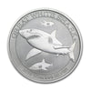 2014 Australia 50-cent Great White Shark 1/2oz. Silver (No Tax) - Toning/Scuffs