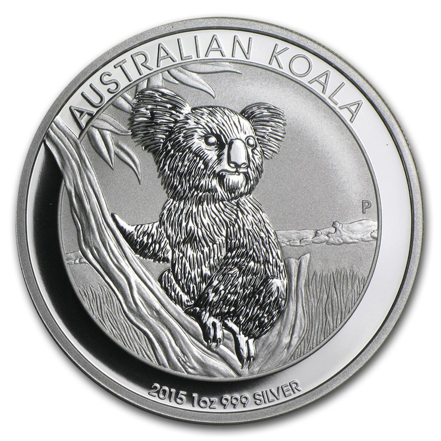 2015 Australia $1 Koala 1oz .999 Fine Silver (No Tax) Scratched Capsule