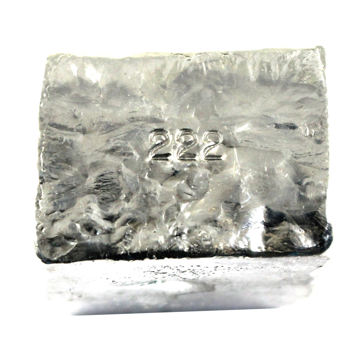 Beaver Bullion 10oz .999 Fine Silver Cube (No Tax) Light Scr/Rubbing