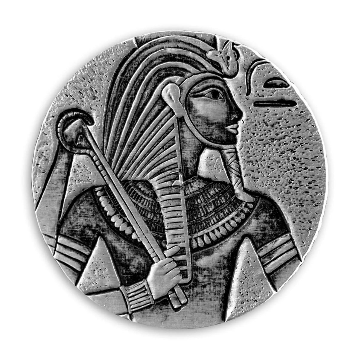 2016 Republic of Chad  King Tut 5oz .999 Fine Silver (No Tax) Box Worn