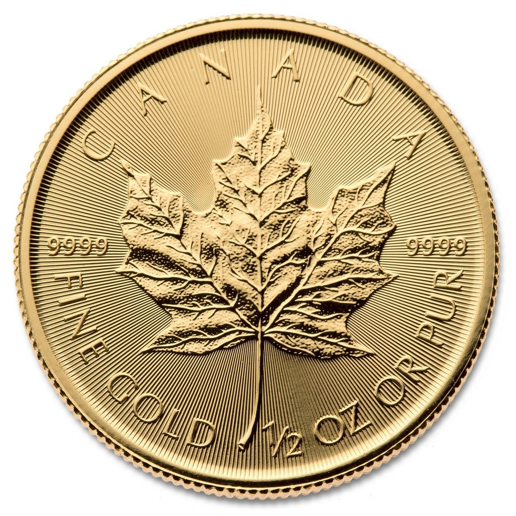 Random Date 1/2oz. $20 Canada Gold Maple Leaf (TAX Exempt) No Credit Card or Paypal