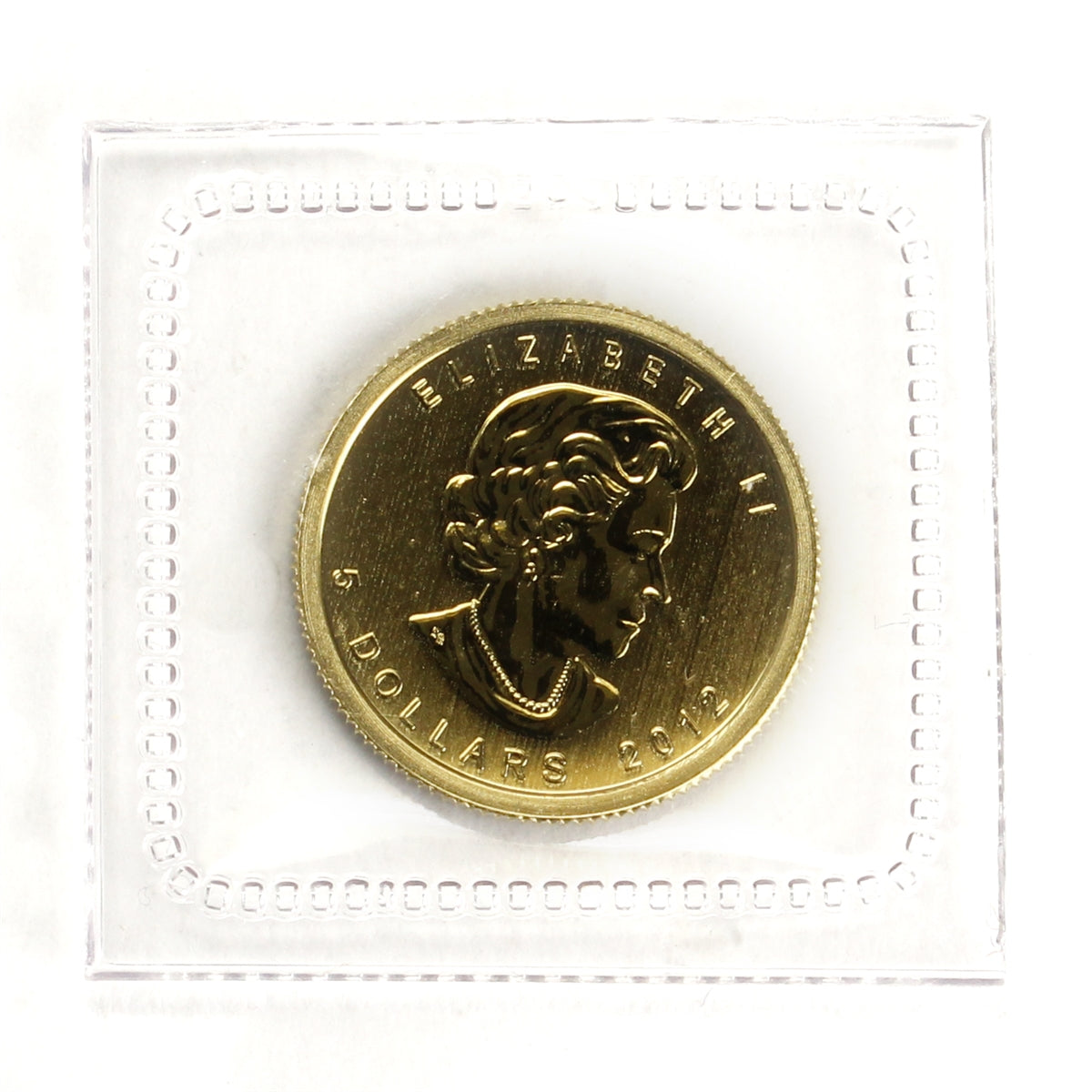 2012 Canada $5 1/10oz. .9999 Gold Maple Leaf, SEALED (No Tax)