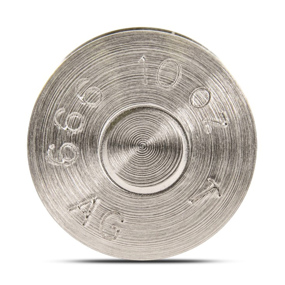 10oz. .999 Silver Bullet .50 Caliber BMG (No Tax) Scratches