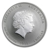 2011 $1 Year of the Rabbit (Series II) 1oz .999 Silver (No Tax) Capsule Hairline Scr