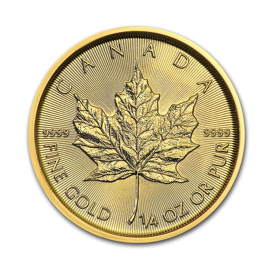 2018 Canada $10 1/4oz. .9999 SEALED Gold Maple Leaf (No Tax) Scuffed/Scratched