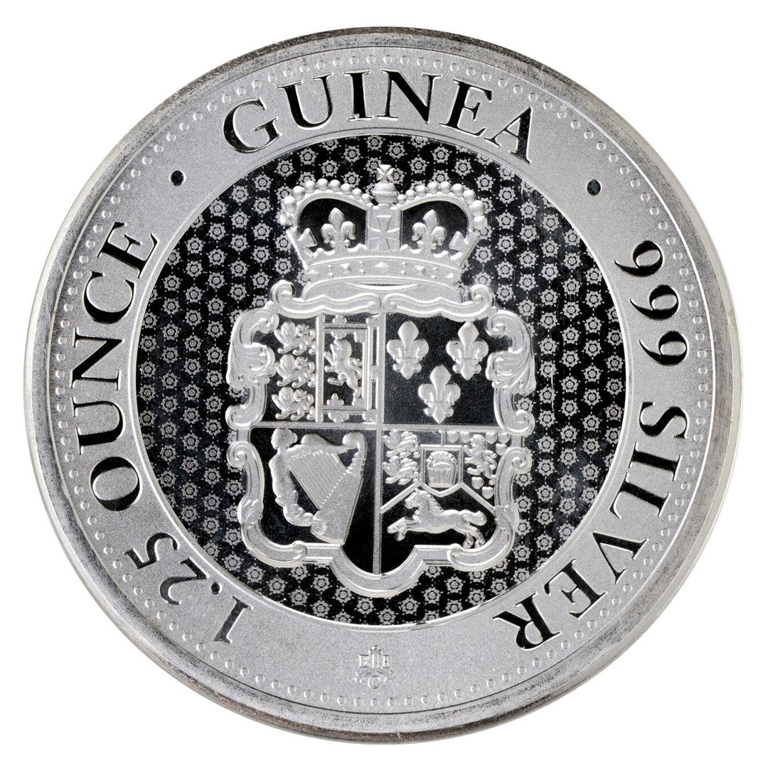 2021 St. Helena £1.25 Rose Crown Guinea 1.25oz .999 Silver Coin (No Tax)