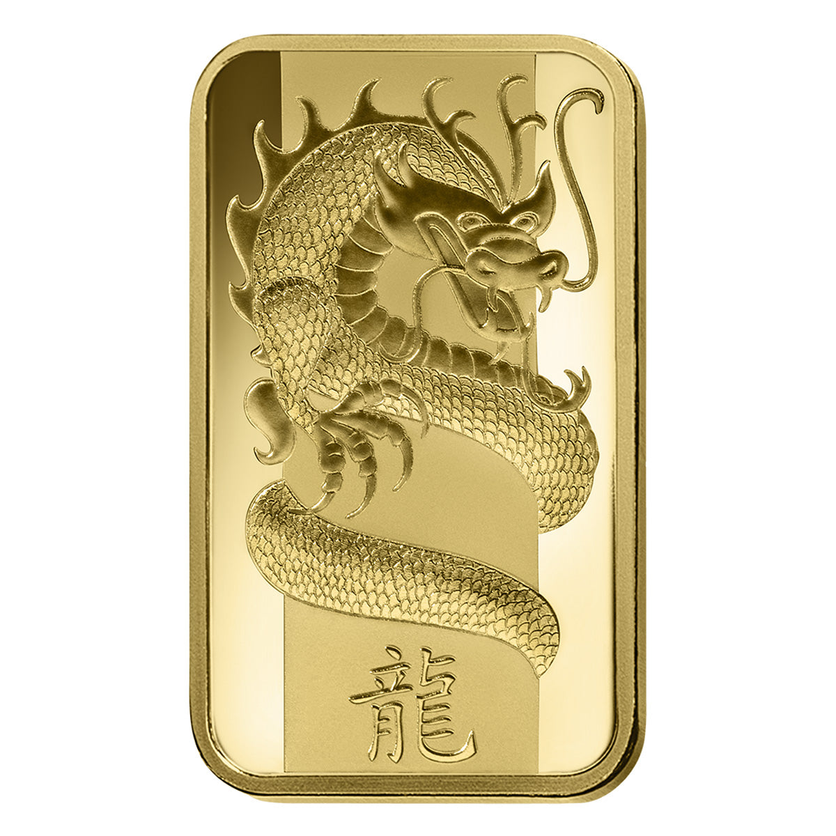 2012 PAMP Lunar Year of the Dragon 1oz Fine Gold Bar (Tax Exempt). Iss