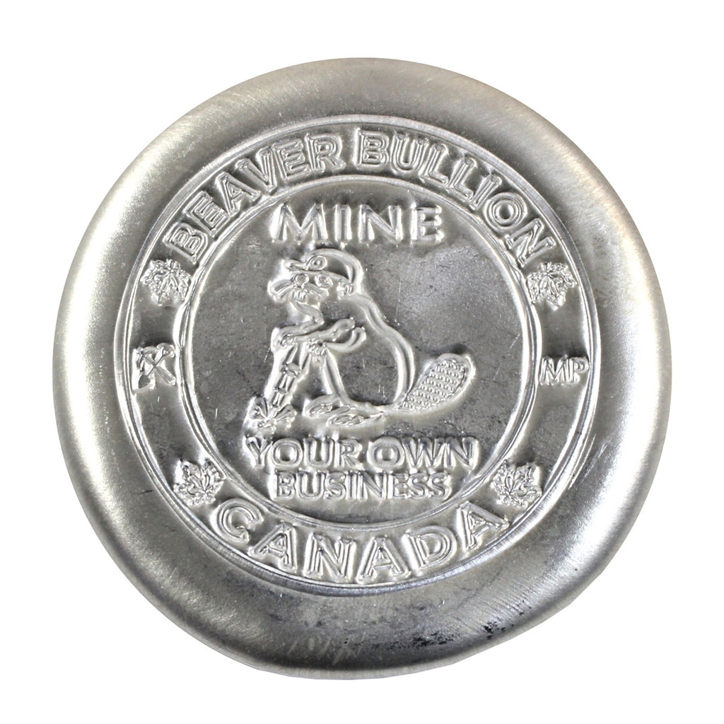 Beaver Bullion Mine Your Own Business 5oz. 999 Fine Silver Round (No Tax)