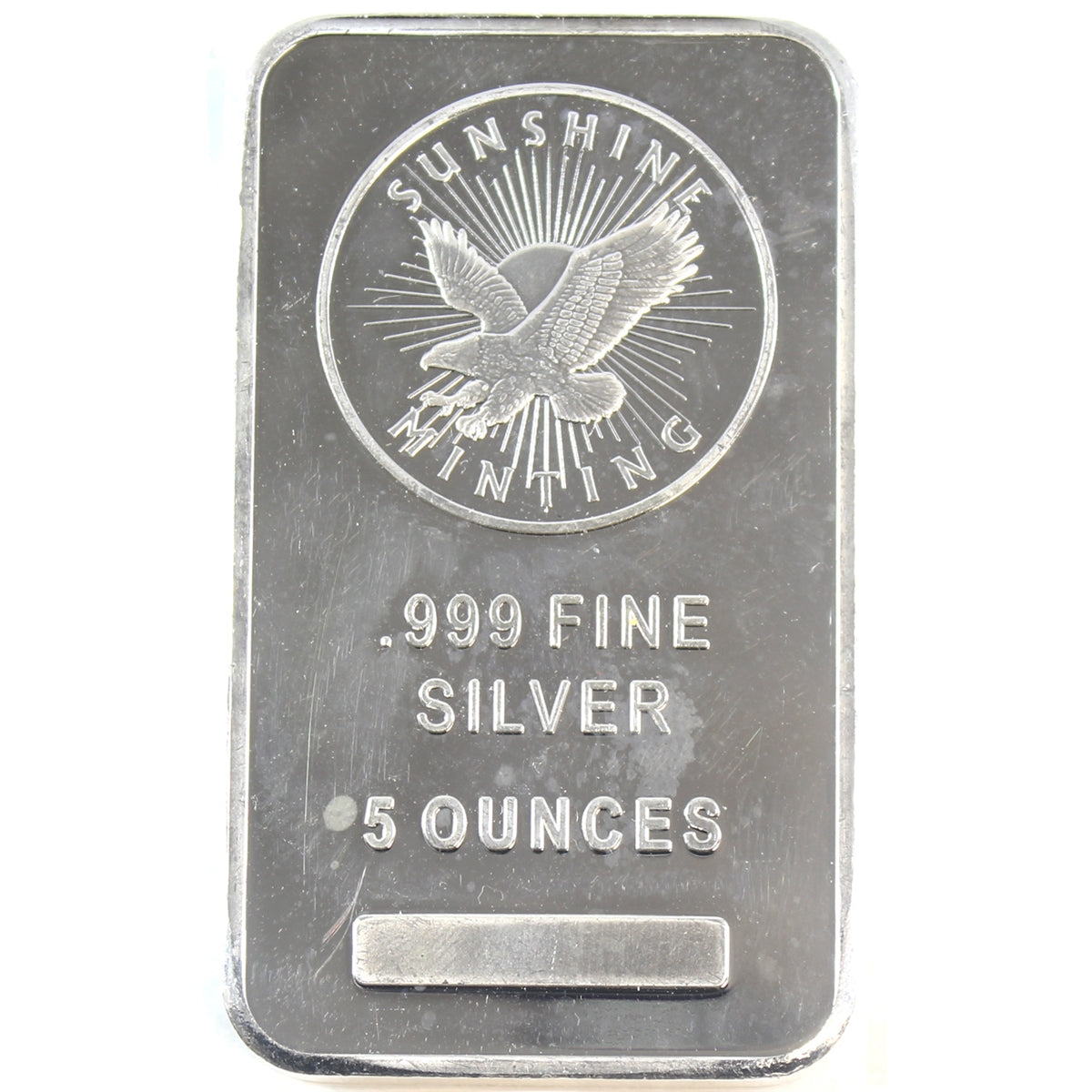 Sunshine Mint 5oz .999 Fine Silver Bar (Tax Exempt) May have Issues