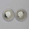 Pair of 2017 $5 High Relief Byfuglien & Nylander 1oz. Silver, 2pcs (No Tax) Flaws