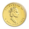 1998 Canada $5 Gold Maple Leaf 1/10oz .9999 Gold (No Tax) Tone Spot