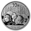 2013 China 10Y Panda 1oz .999 Silver (No Tax) Toning/Capsule Scr
