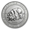 2015 Canada $8 Polar Bear and Cub 1.5oz .9999 Silver (No Tax) Coin Scr/Toning