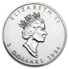 1994 Canada $5 Silver Maple Leaf 1oz .9999 (No Tax) Scratched Capsule