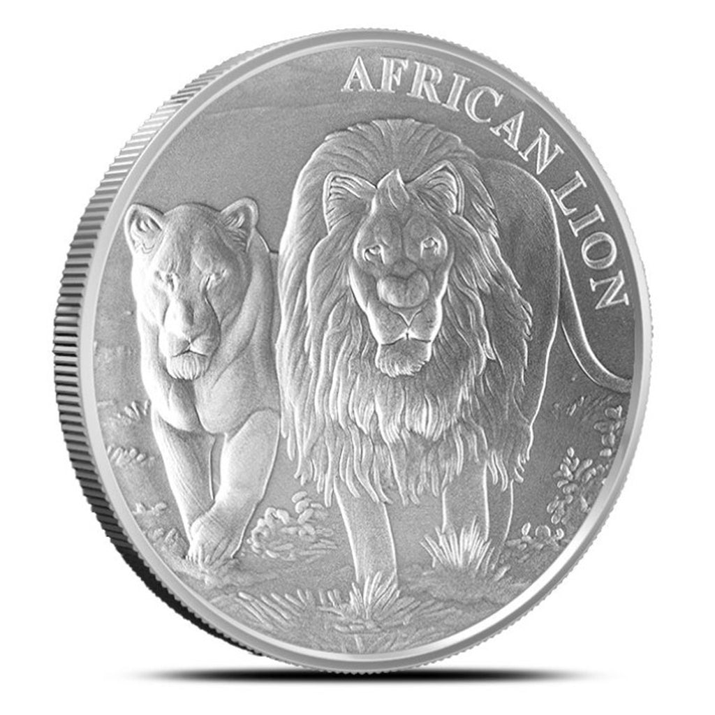 2016 Congo 5000 Francs African Lion 1oz Silver (No Tax) Issues