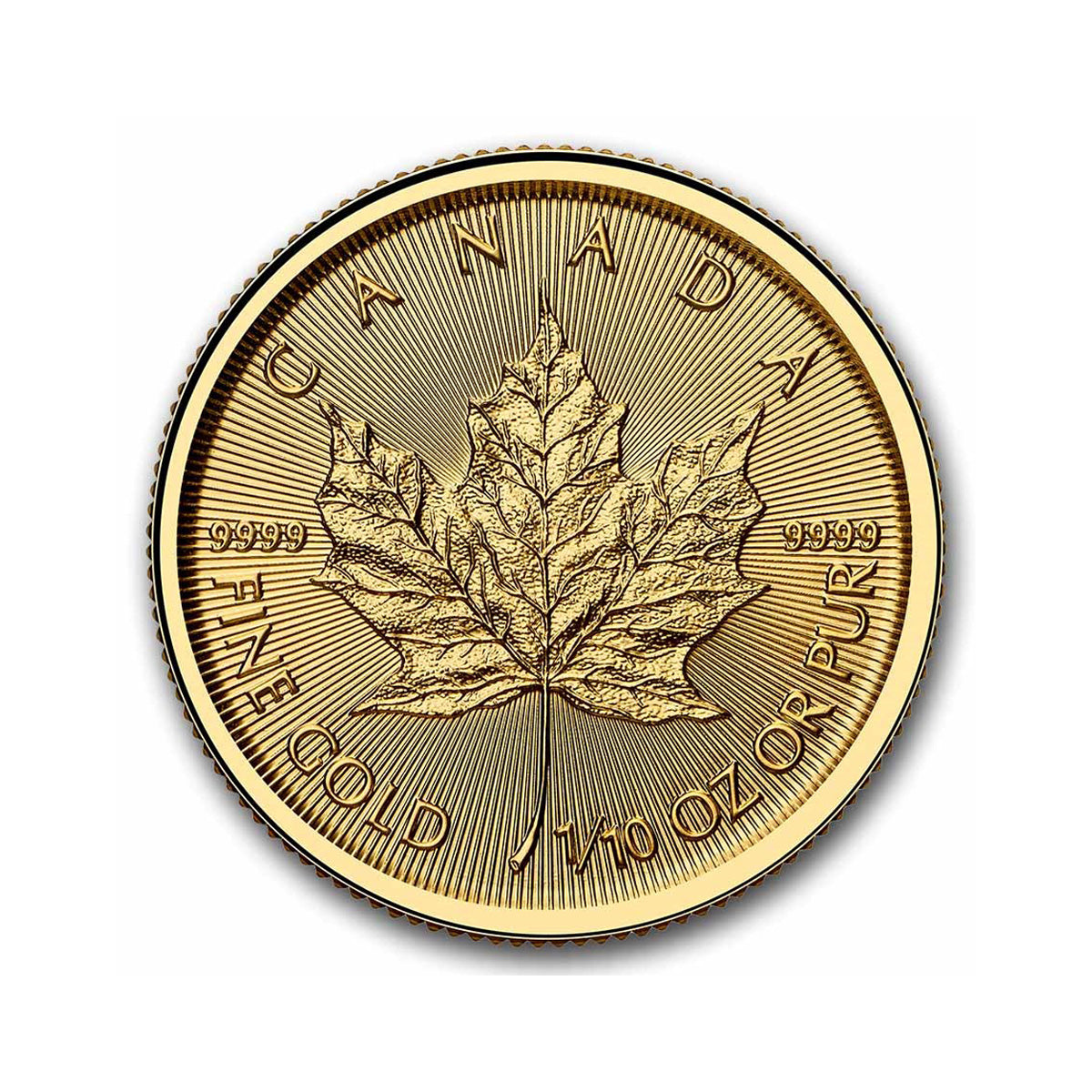 2026 Canada $5 1/10oz 9999 Gold Maple Leaf (TAX Exempt)