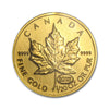 1999 Canada $1 20th Anniversary 1/20oz .9999 Gold Maple Leaf (No Tax)