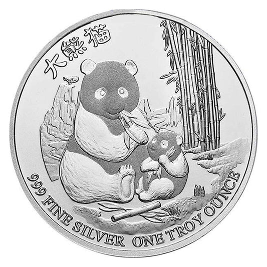 2017 Niue $2 Panda 1oz .999 Fine Silver (No Tax) Rim Scuffs