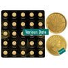 Various Date Canada 25 x 1g Gold Maple Leaf Maplegram Sheet (25g) - NO Credit Card/Paypal