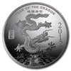 2012 Year of the Dragon 1oz .999 Fine Silver Round (No Tax) Flaws