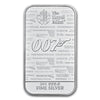 2020 Great Britain James Bond 007 - No Time to Die 1oz. .9999 Silver Bar (No Tax) Impaired