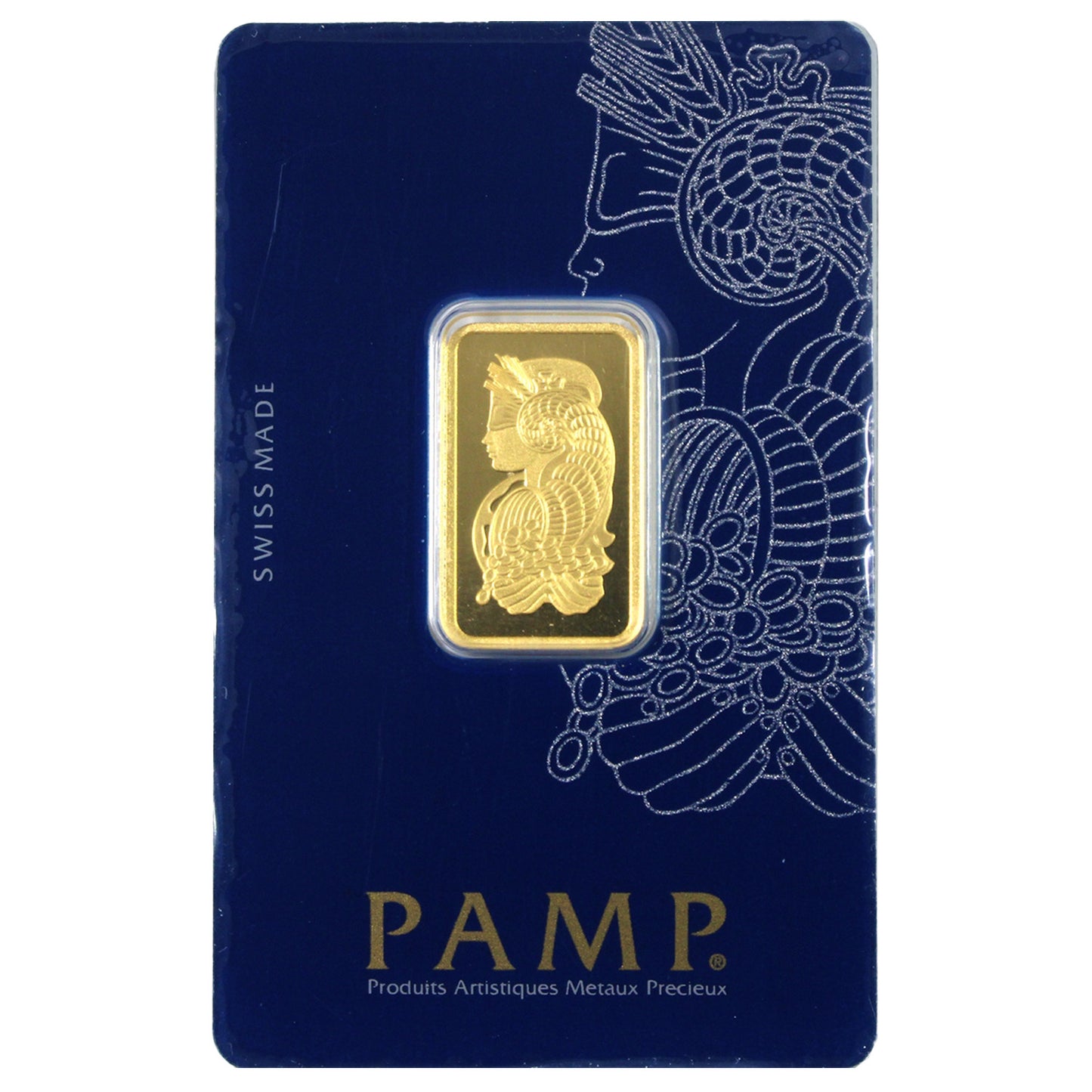 PAMP Suisse 10g .9999 Gold Lady Fortuna Bar (No Tax) Scr/Scuffs on Holder