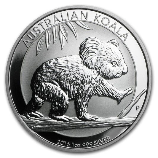 2016 Australia $1 Koala 1oz .999 Fine Silver (No Tax) Flaws