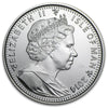 2014 Isle of Man Angel 1oz .999 Fine Silver Round (No Tax) Light Toning